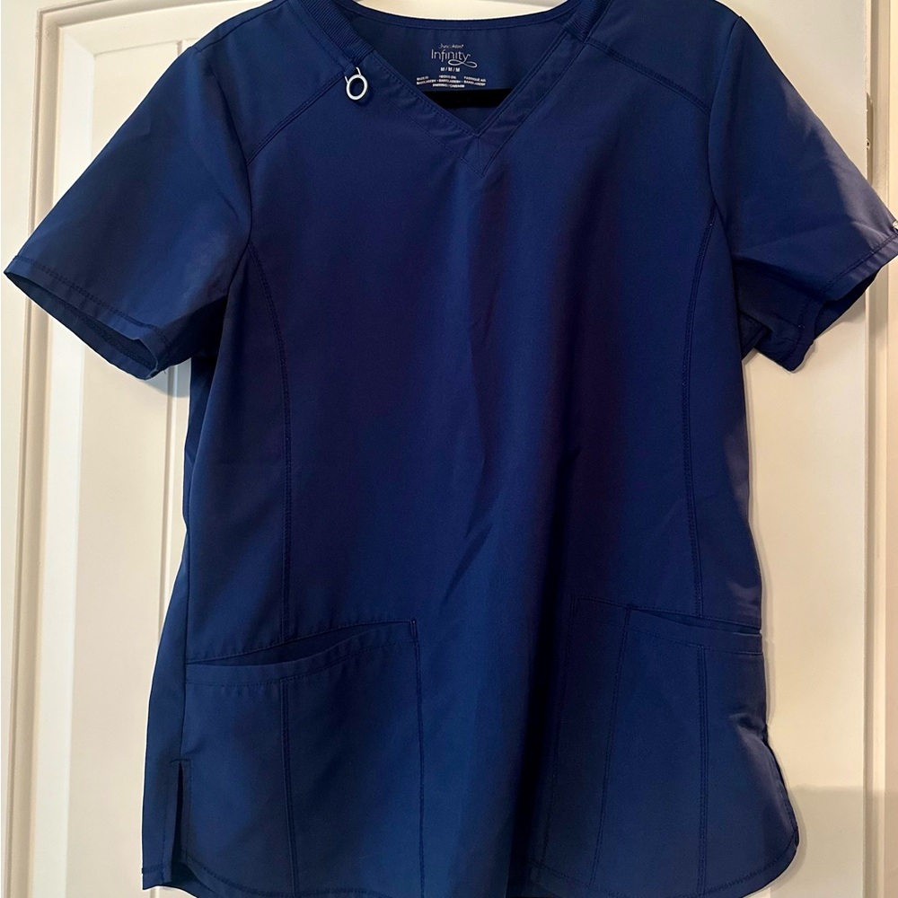 Cherokee Infinity Navy Scrub top